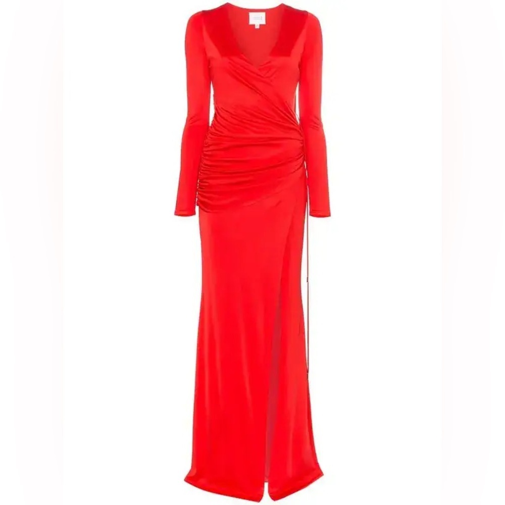 Galvan London V-neck maxi dress